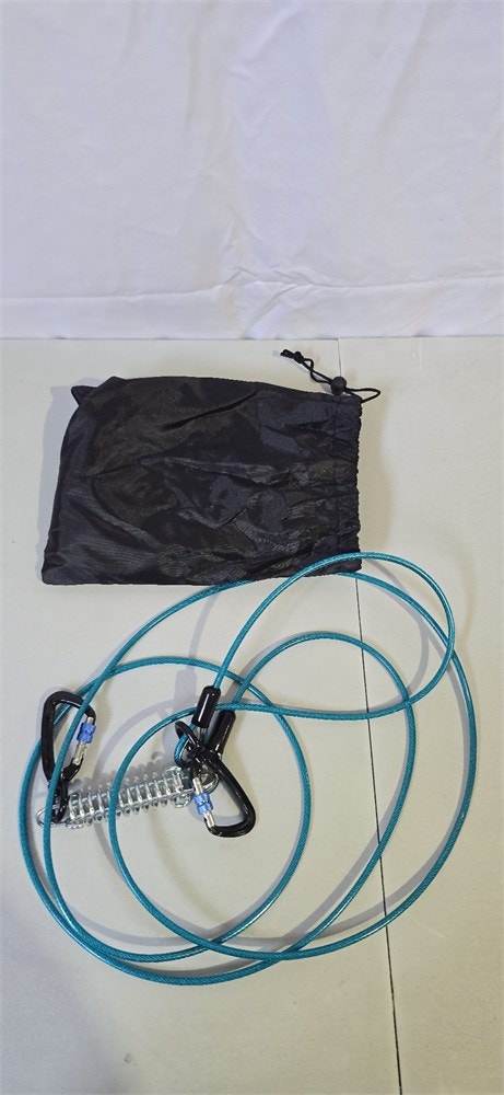 10FT Snagle Paw Dog Tie Out Cable - 1000LBS Break Strength - photo 3