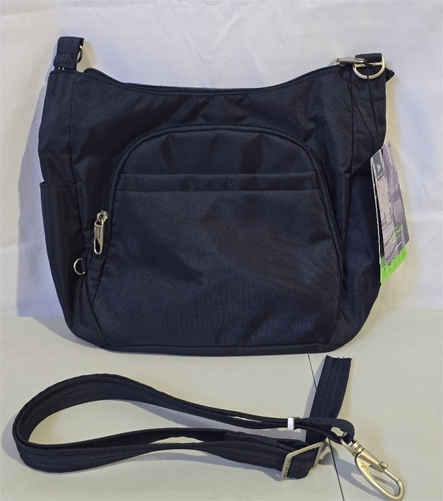 Travelon Anti-Theft Cross-Body Bucket Bag, Midnight, One Size - photo 3
