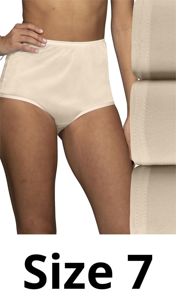 SIZE 7 Vanity Fair Womens Perfectly Yours Traditional Nylon Brie