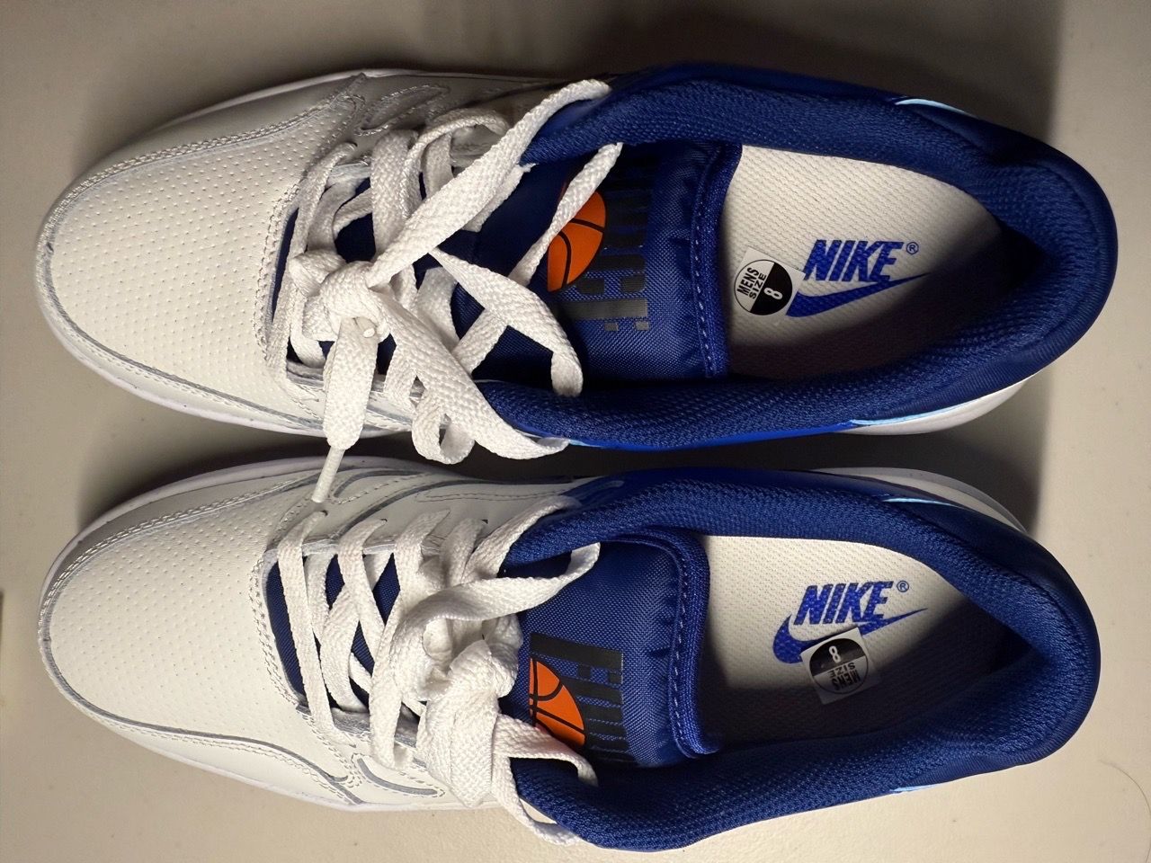 Nike Full Force Low 'Summit White Deep Royal Blue - photo 2