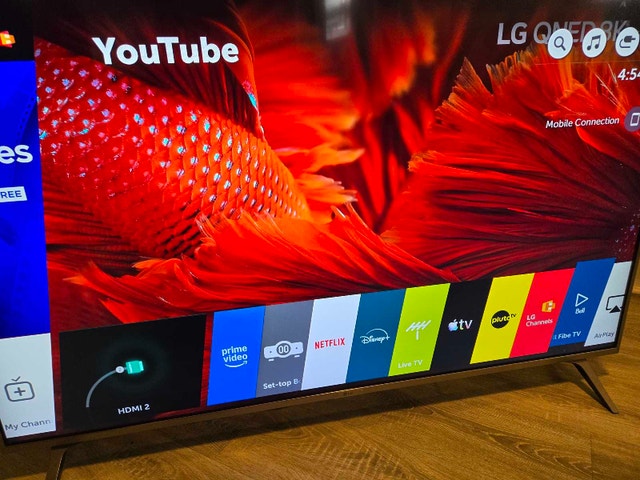 LG 55" 4K UHD 2160p HDR10 WebOS Smart TV