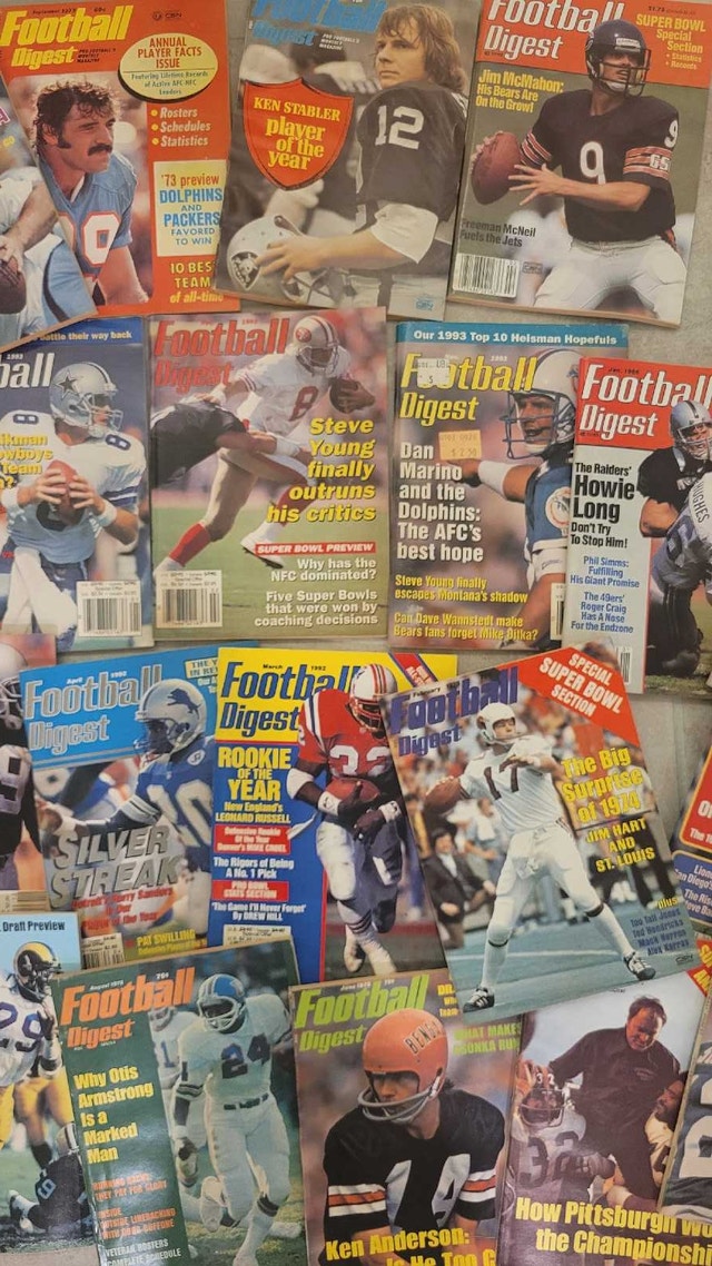 Football Digest lot (vintage)