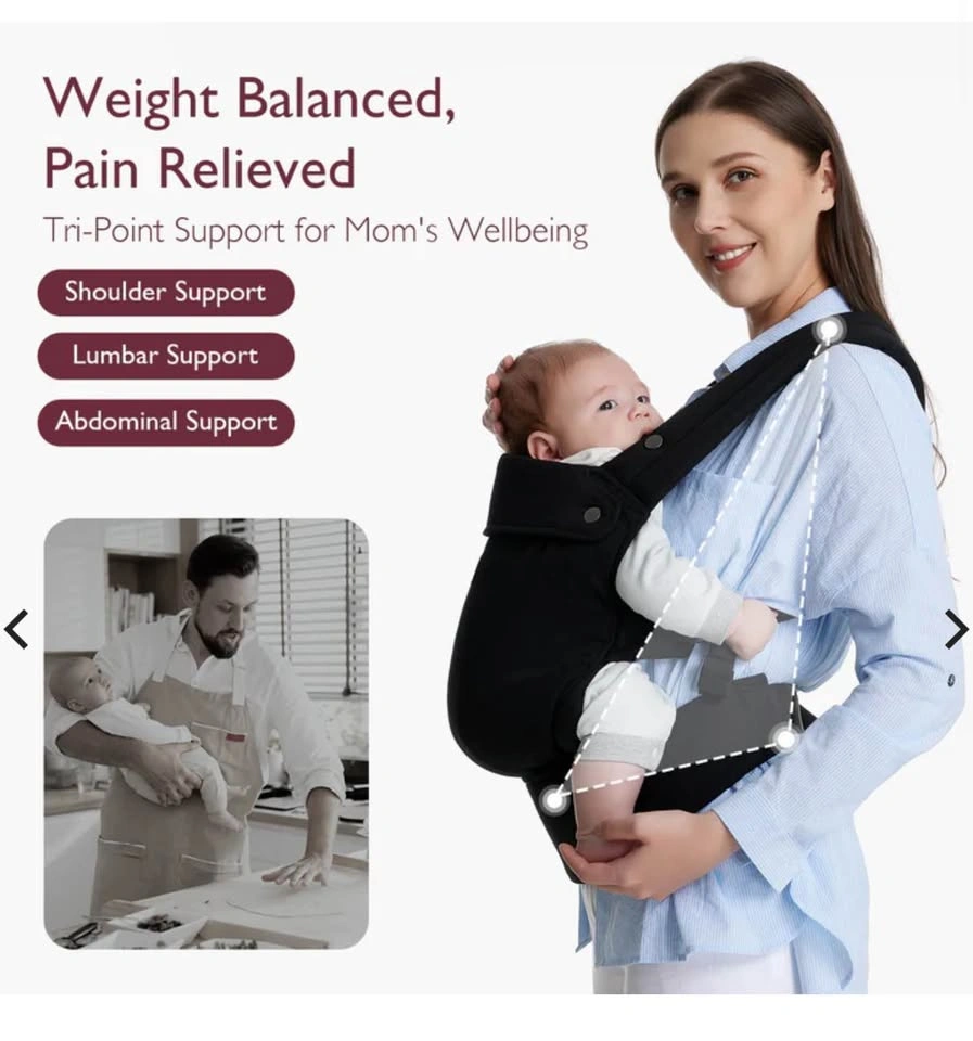 Black Momcozy PureHug Baby Carrier - photo 4