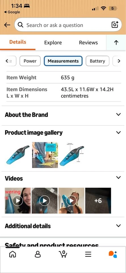 Cordless Wet/Dry Handheld Vacuum worth $57 - photo 4