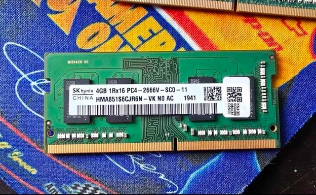 SK Hynix 4GB DDR4 2666MHz Laptop RAM