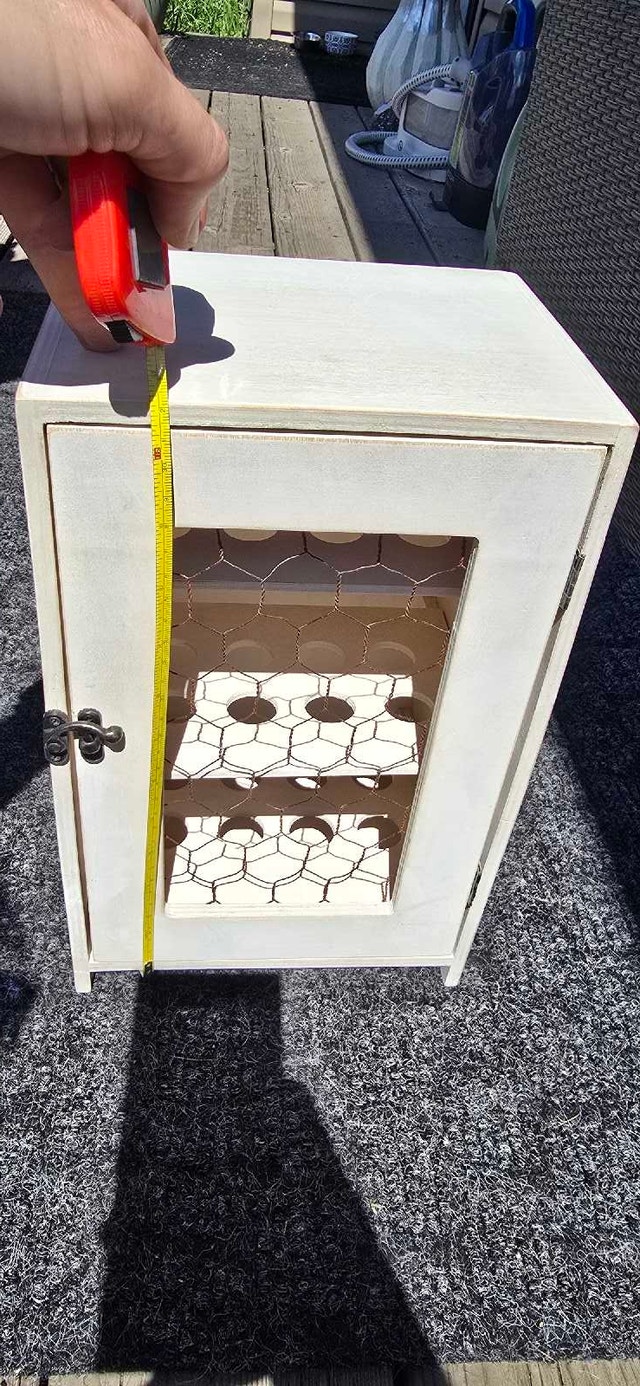 Rustic Farmhouse Style Egg Holder Cabinet - photo 2