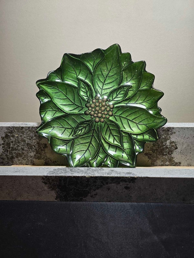 Poinsettia Decorative Plate - photo 2