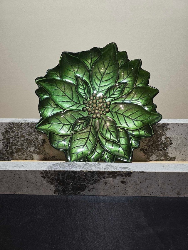 Poinsettia Decorative Plate - photo 3