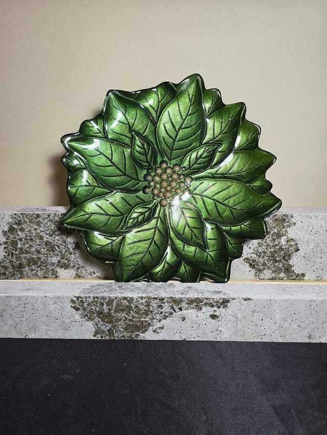 Poinsettia Decorative Plate - photo 4