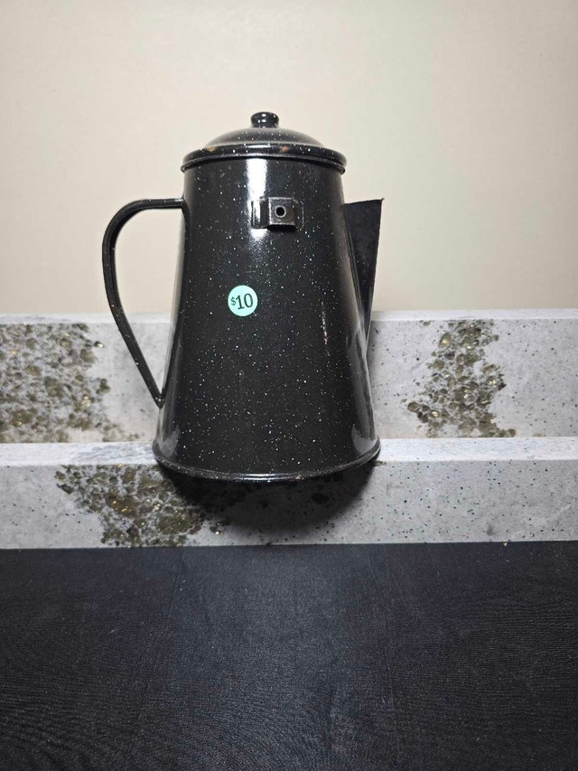 Vintage Enamel Coffee Percolator - photo 2
