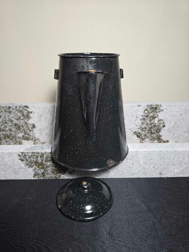 Vintage Enamel Coffee Percolator - photo 3