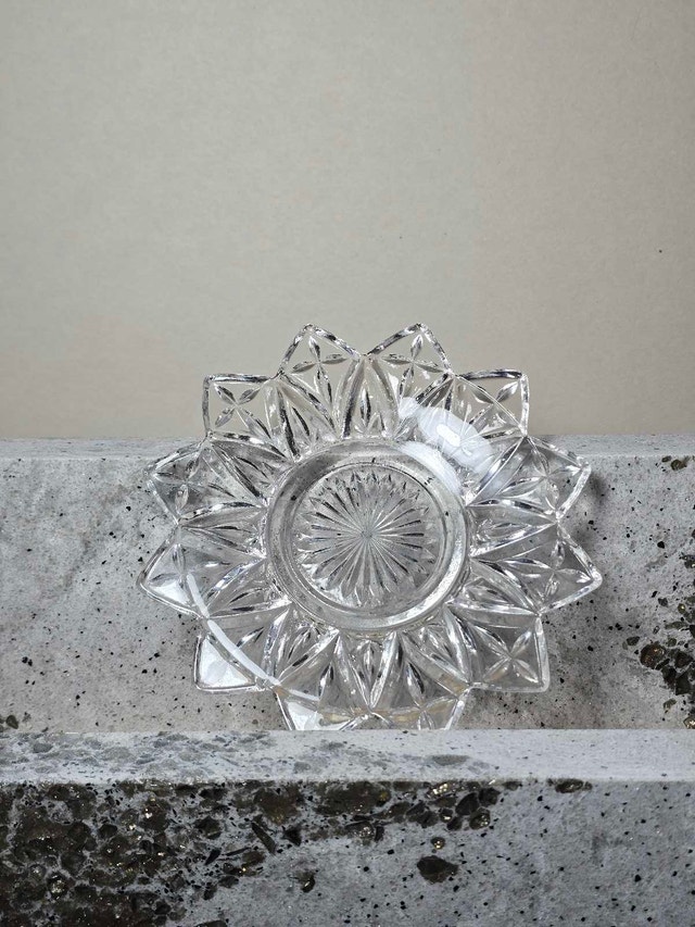 Crystal Star Shaped Dish