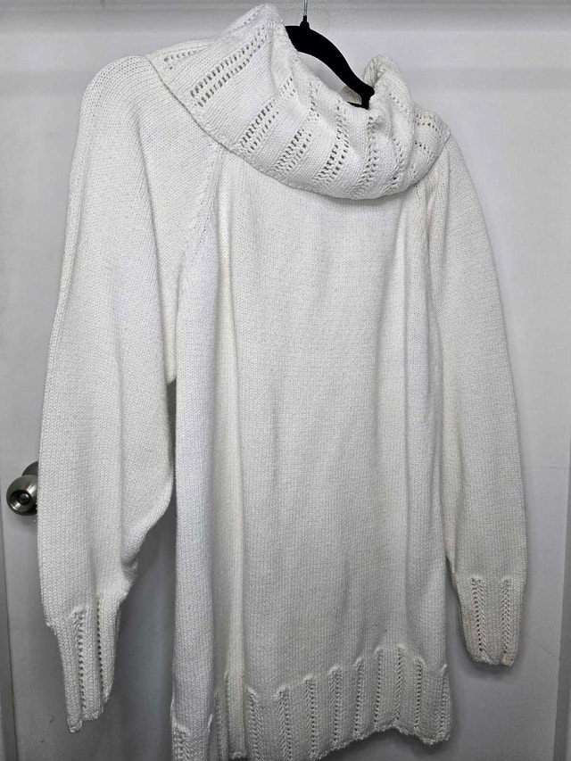 White Turtleneck Sweater