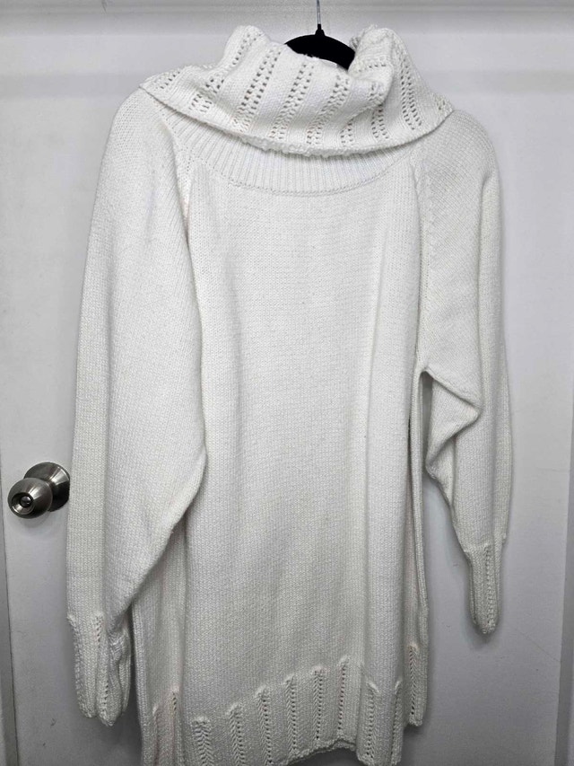 White Turtleneck Sweater - photo 2