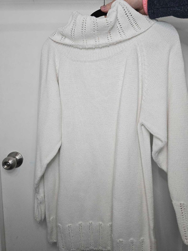 White Turtleneck Sweater - photo 4