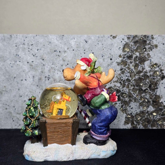 Mini moose water globe - photo 3