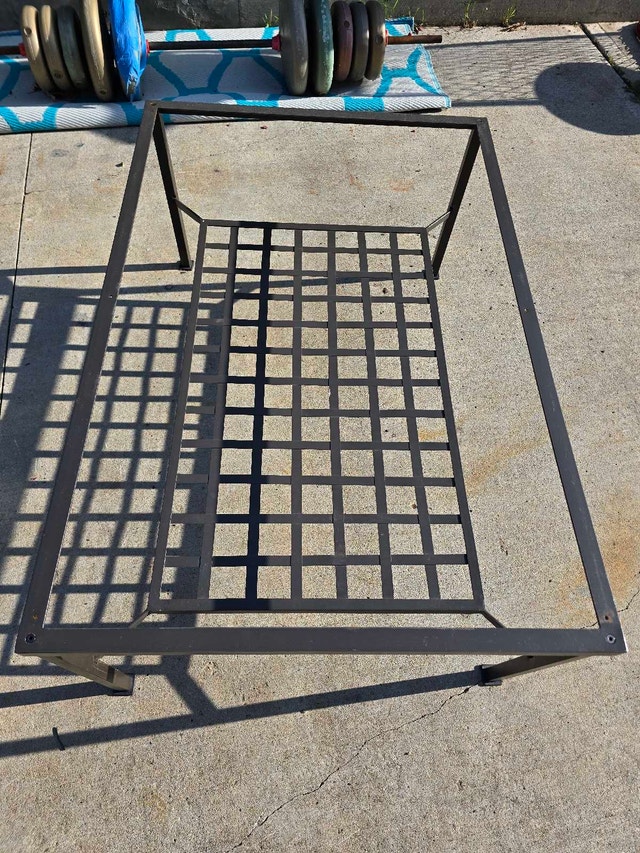 Metal and Glass Coffee Table - photo 2