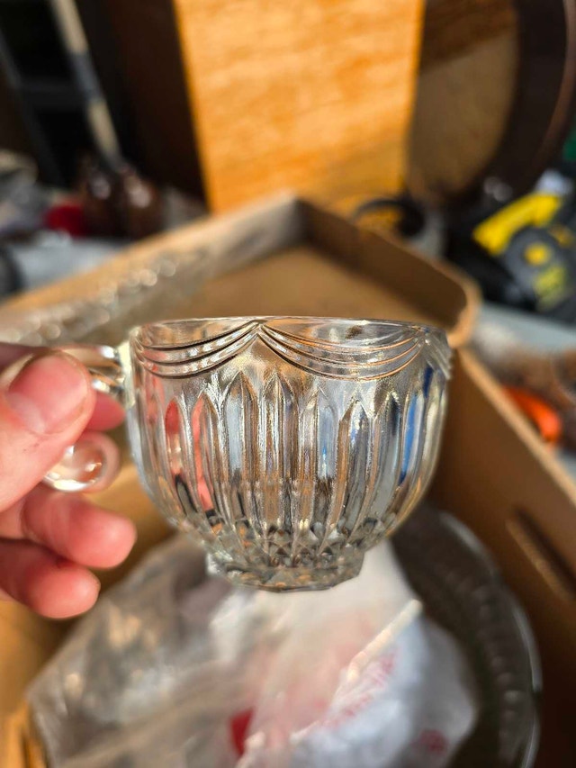 Vintage Glass Punch Bowl Set - photo 5