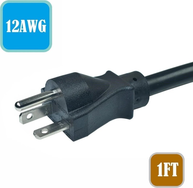 NEMA 6-20P to Double T-Blade Adapter Cord - photo 2