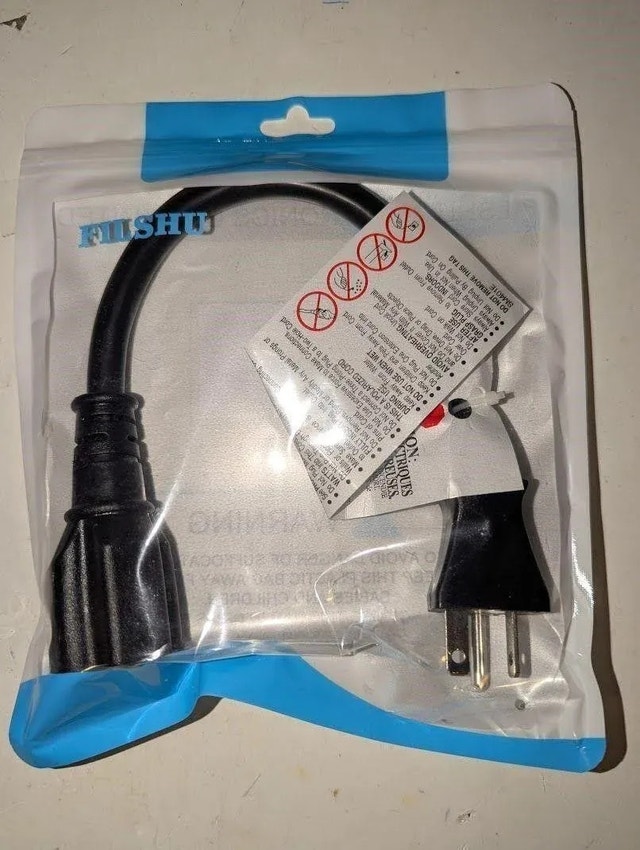 NEMA 6-20P to Double T-Blade Adapter Cord - photo 4