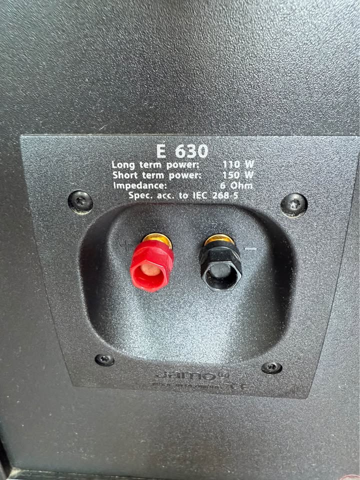 Jamo E 630 bookshelf speakers pair (read description) - photo 3