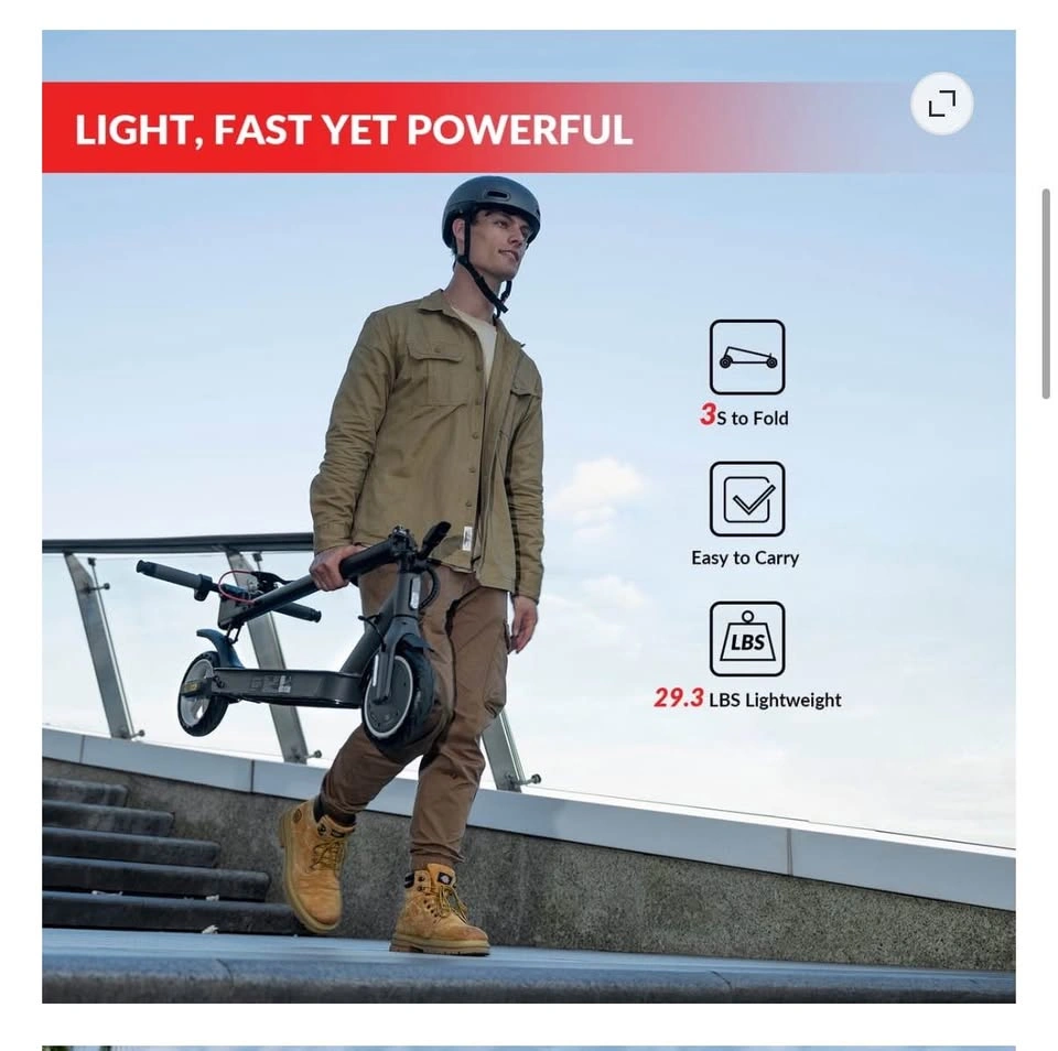 5TH WHEEL W09S Lite Electric Scooter - photo 5