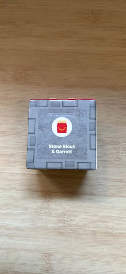 McDonald's A Minecraft Movie Happy Meal Toy - Stone Block & Garr - photo 2