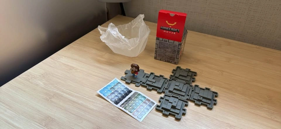 McDonald's A Minecraft Movie Happy Meal Toy - Stone Block & Garr - photo 3