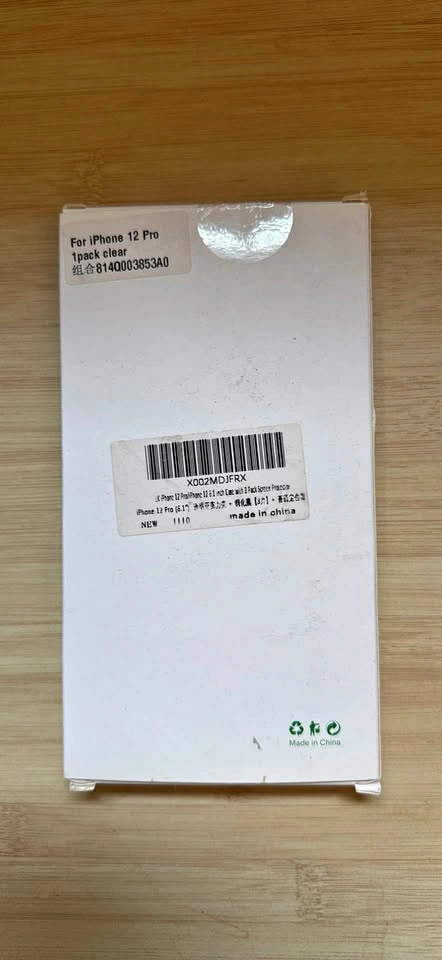 LK iPhone 12 Pro Clear Case with 3-Pack Screen Protectors