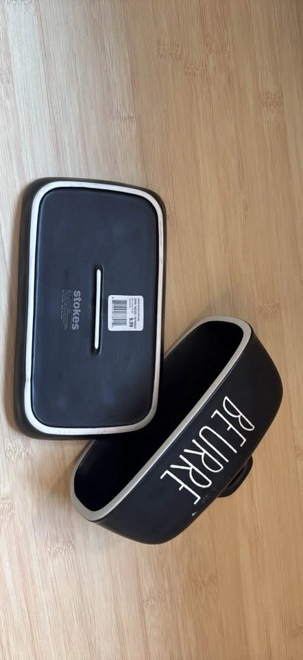 Stokes Matte Black Butter Dish - photo 2