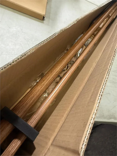 Double Wood Curtain Rods 36-72" 1 Inch Decorative Window Rod - photo 4