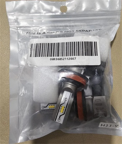 SEALIGHT H11 Yellow LED Headlight Fog Light Bulbs 3000K 50000LM