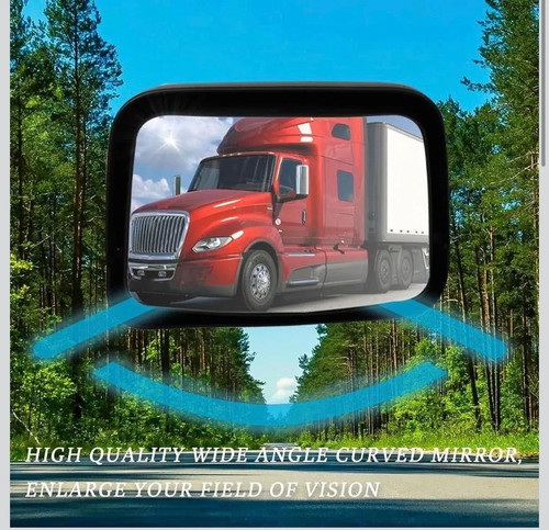 Black Hood Mirror Pair Left Right for International LT LT625 - photo 3