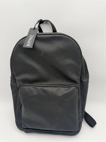 Buffalo David Bitton Black Faux Leather Textured Backpack - photo 2