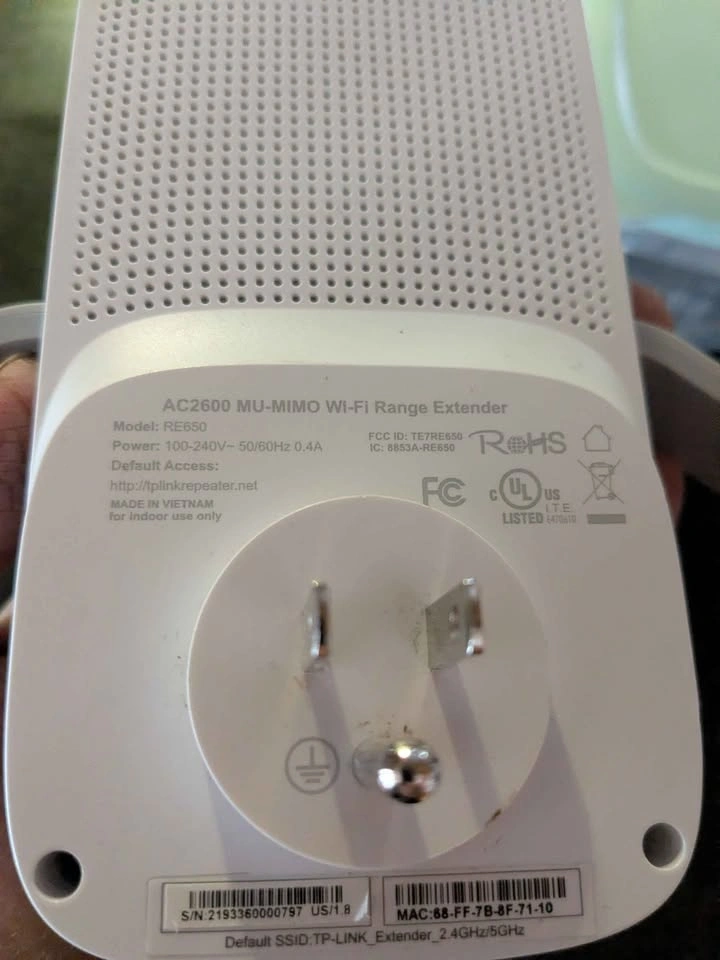 TP-LINK RE650 Wi-fi Range Extender - photo 3