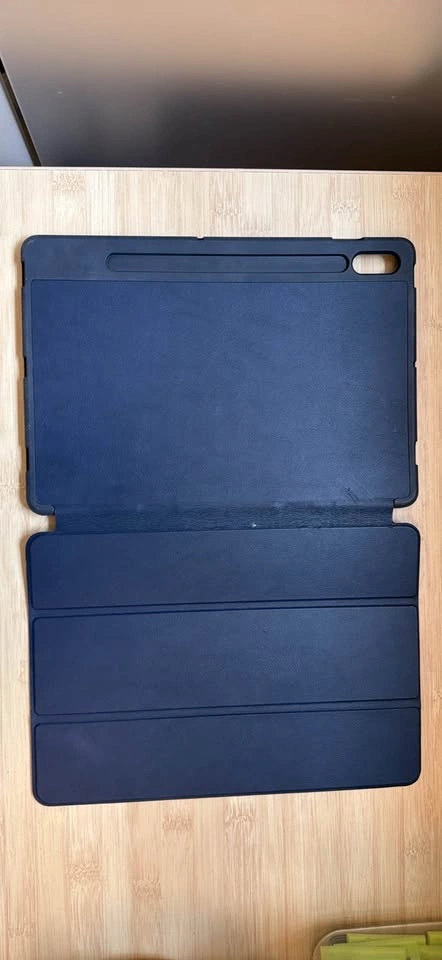 Navy Blue Trifold Tablet Case with Stylus Holder - photo 2