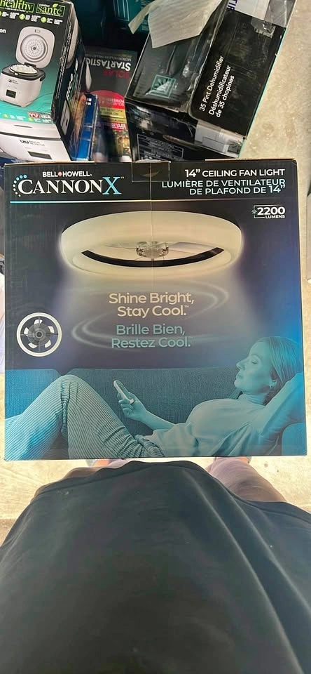 Bell + Howell CannonX 14-inch and 19.7 inch LED Ceiling Light Fa