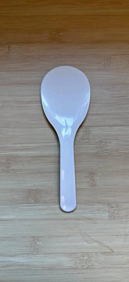 White Plastic Rice Paddle