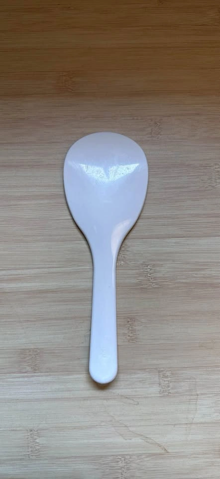 White Plastic Rice Paddle - photo 2