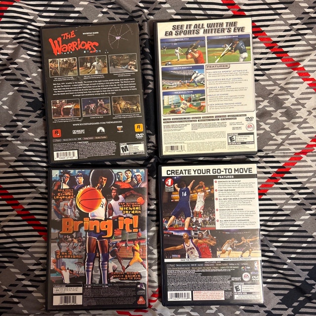 Lot Of 4 PS2 Games The Warriors, NBA Street, MVP Base, & More - photo 2