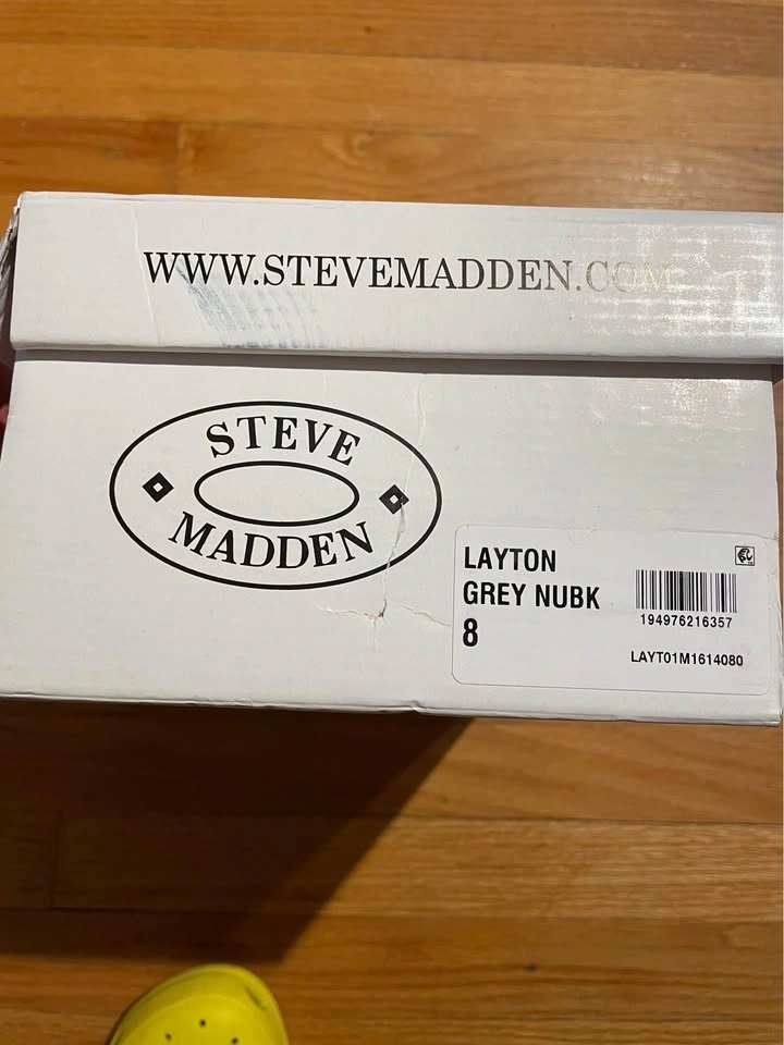 Steve Madden Layton Grey Nubuck US 8 - photo 5