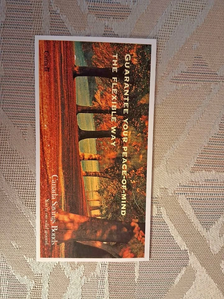 Vintage 1997 Canada Savings paper memorabilia/Collectible