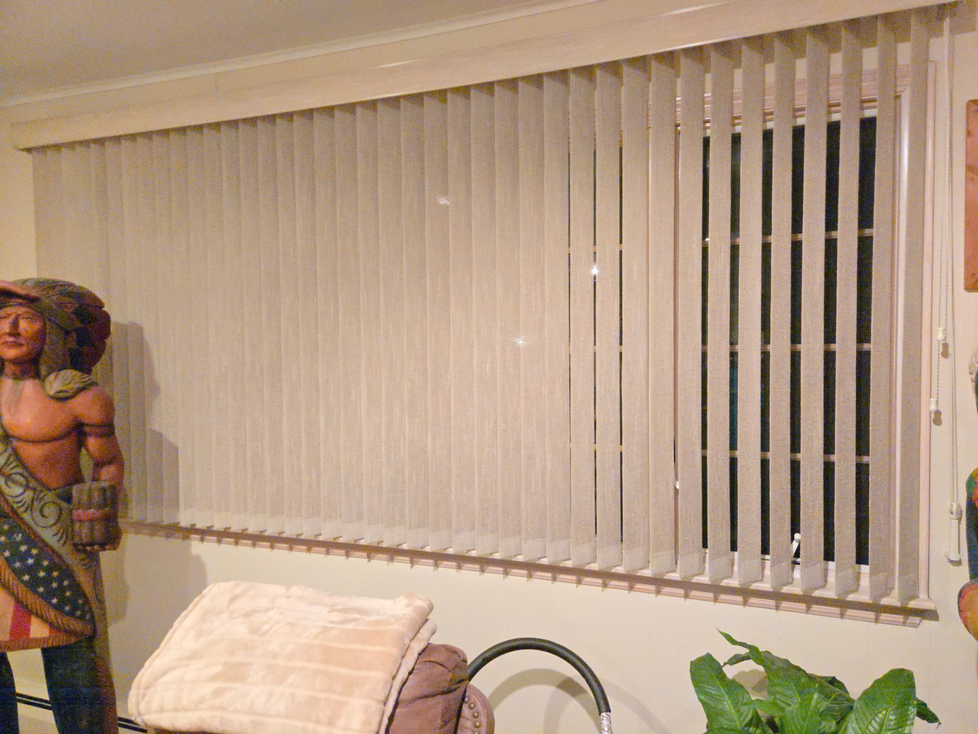 Vertical Window Blinds Beige Large - photo 2