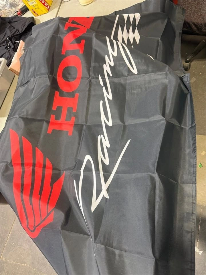New ✅ (3'x5') Honda Racing Flag - photo 2