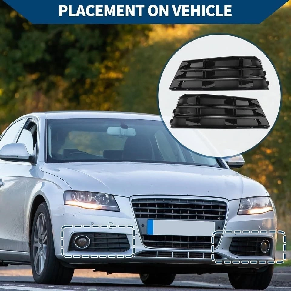 New Audi A4 Fog Light Grill Cover, 2 pieces (2016-18) - photo 2