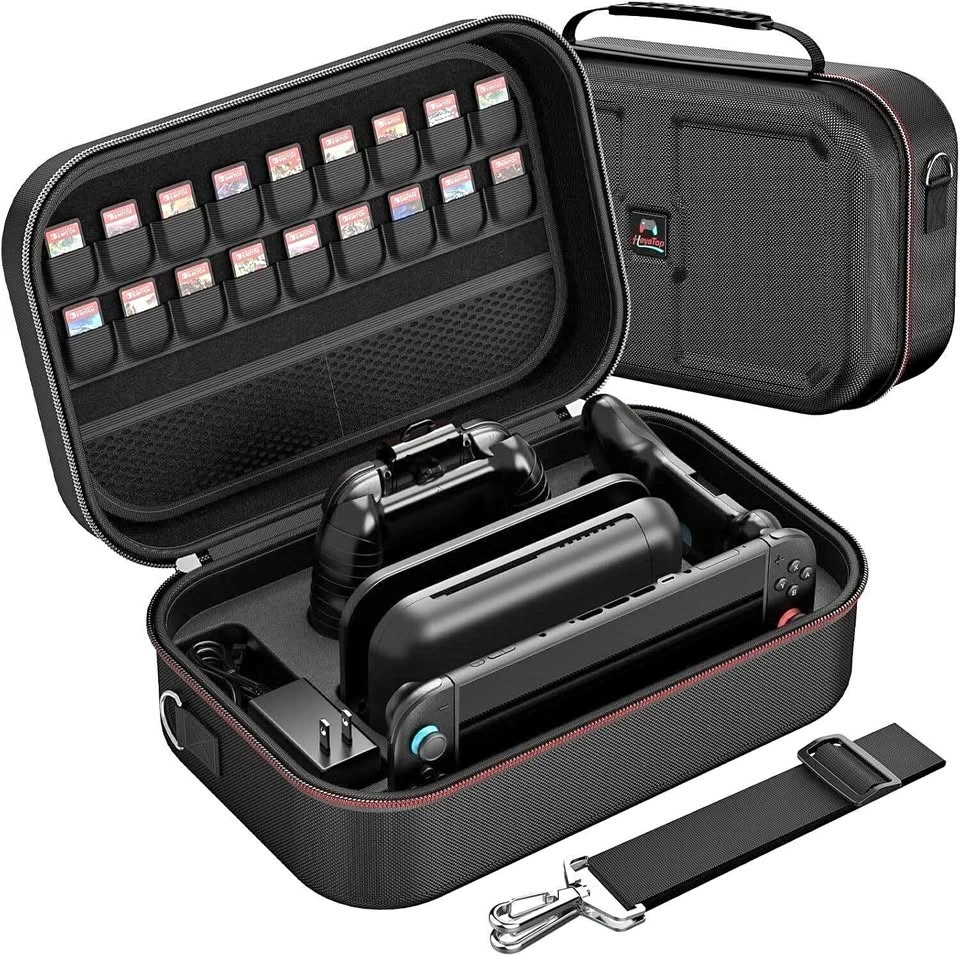 New ✅ Switch2 Carrying Case w/18 Game Holders