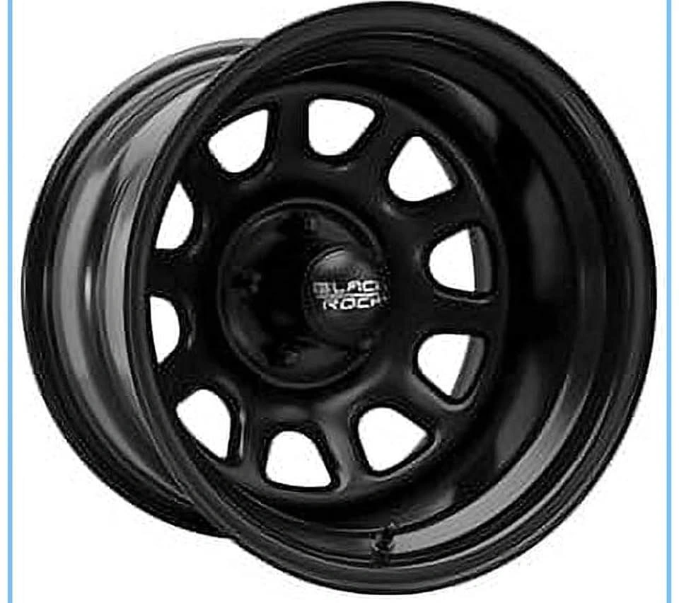 New Black Rock D Widow 15x10 Black Wheel 5x5.5