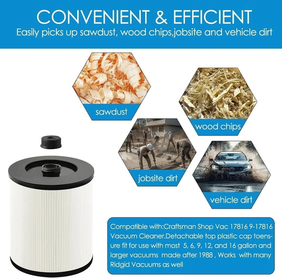 New ✅ Nerans Shop Vacuum Filter - photo 3
