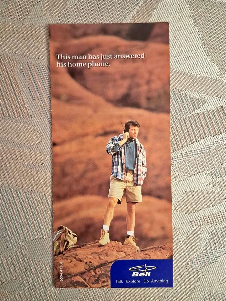 Vintage 2000 Bell Canada Advertising Brochure Ephemera