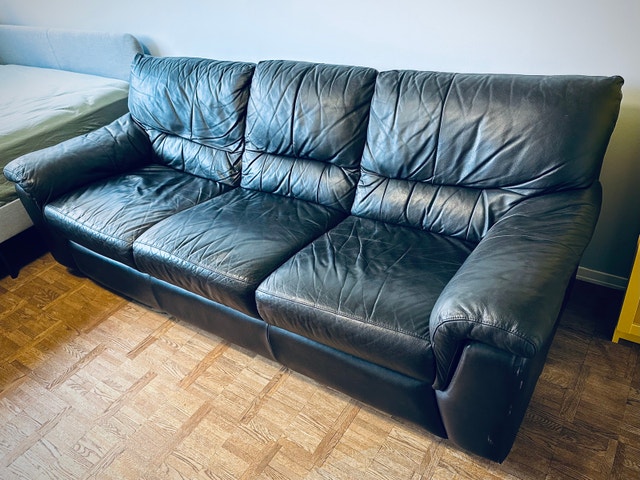 Leather Sofa - photo 3